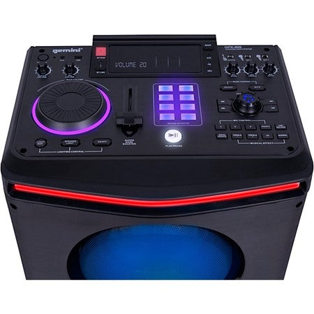 Gemini GPK-800 2400Watt Bluetooth® Karaoke Party System